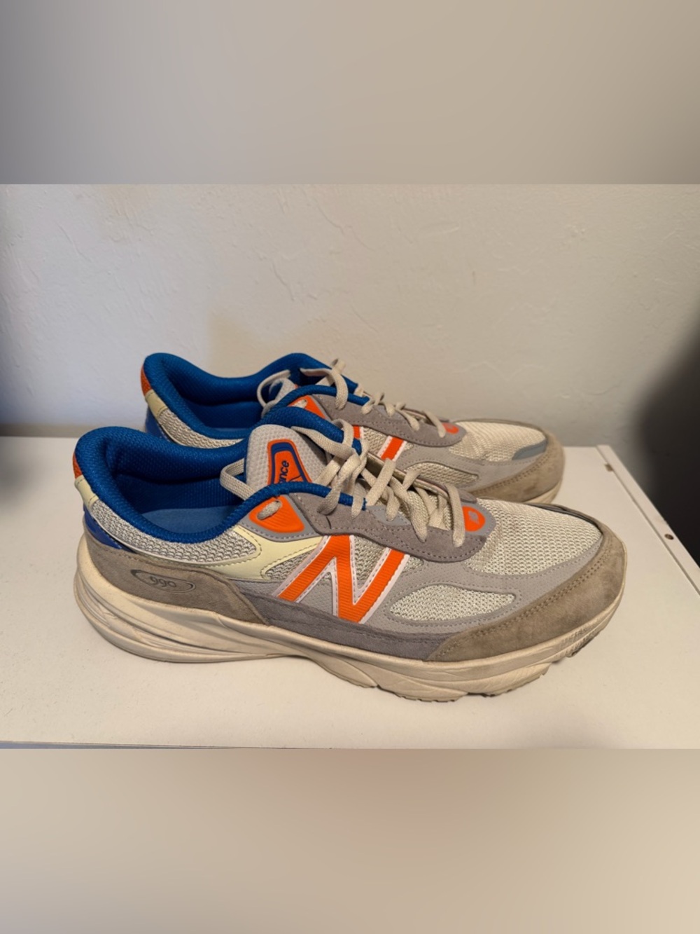 New Balance Blue & Orange Athletic Sneakers